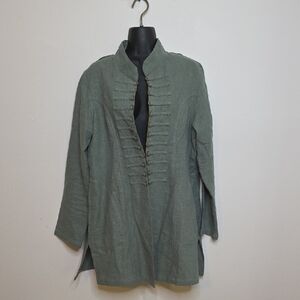 Soft Surroundings Sage Blazer/ Coat Size Medium